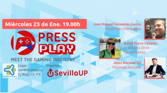 Press Play - Encuentro profesionales del videojuego en Sevilla