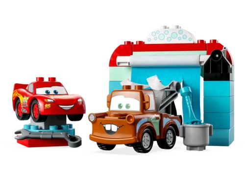 Diversión en el Autolavado con Rayo McQueen y Mate