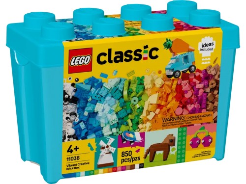 Caja de Ladrillos Creativos Vibrantes