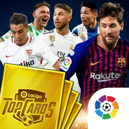 LaLiga Top Cards 2019 - Juego de fútbol con cartas