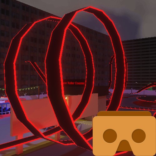 Neon Roller Coaster VR