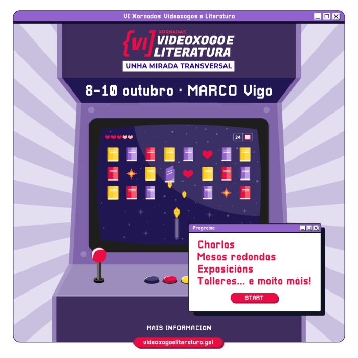 VI Xornadas de Videoxogo e Literatura
